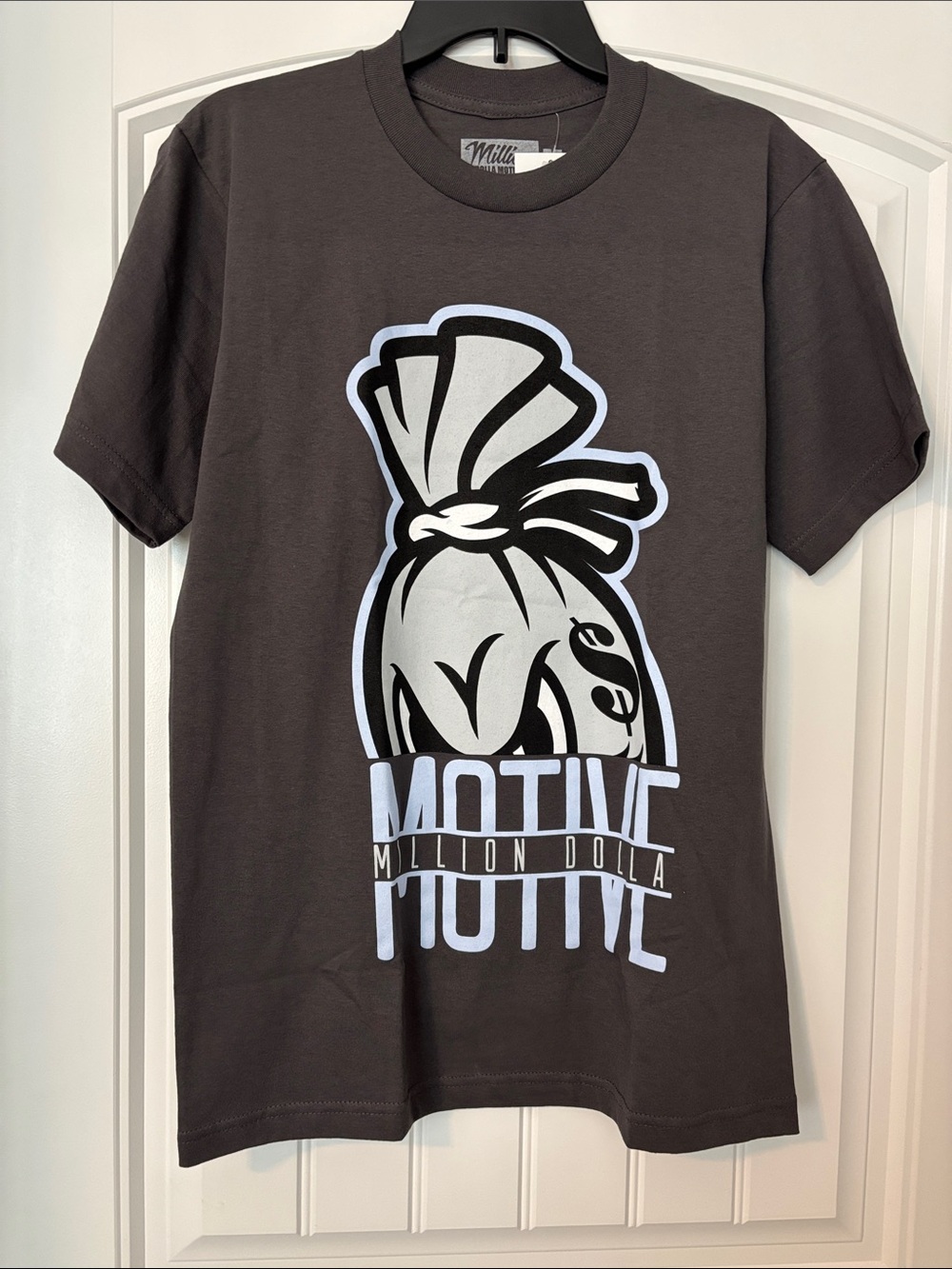 Motive Million Dollar Graphic Tee - Charcoal